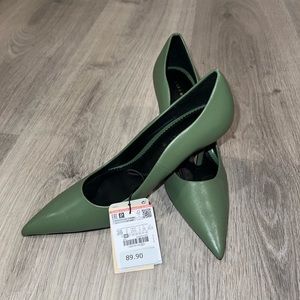 Zara leather woman’s heels